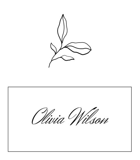 Free printable custom place card templates .